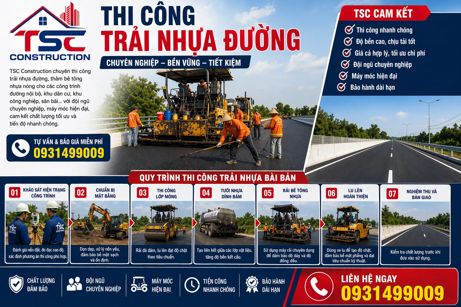 thi công bê tông nhựa nóng