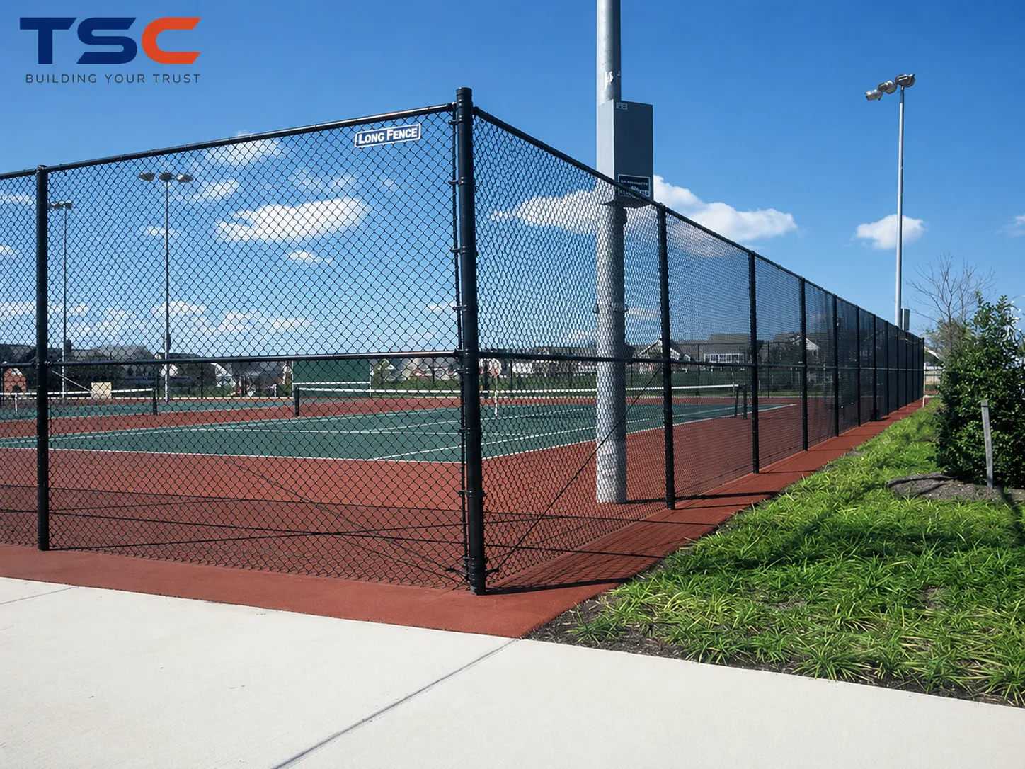 hệ thống hàng rào sân tennis