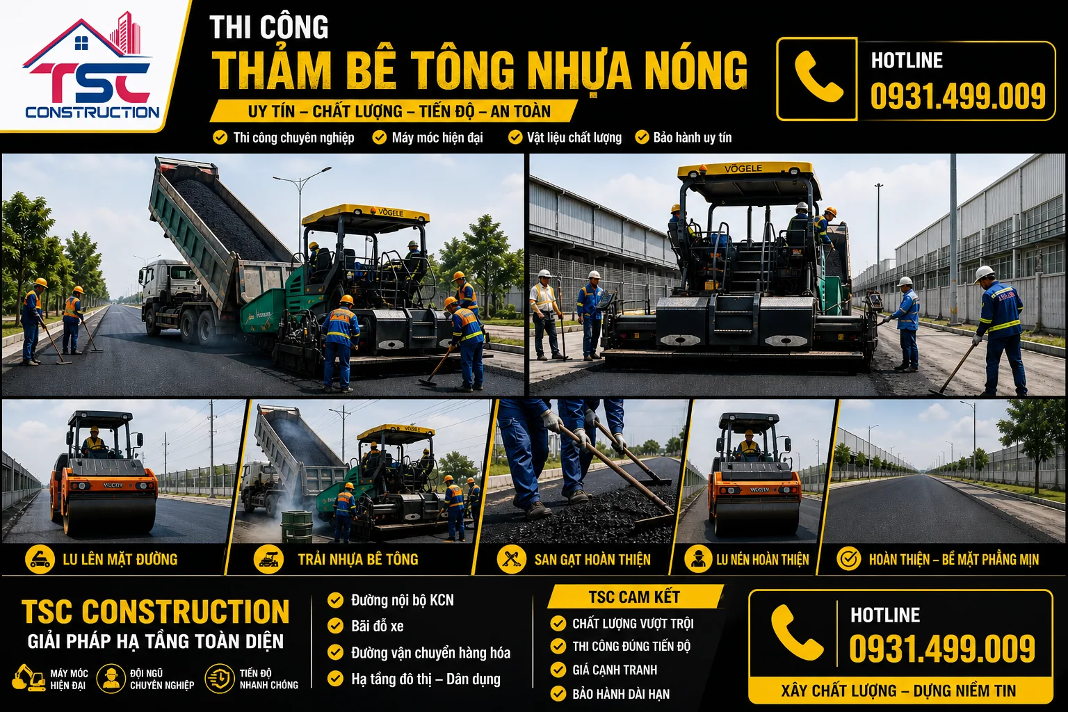 y tsc chuyên thi công bê tông nhựa nóng tại bình dương