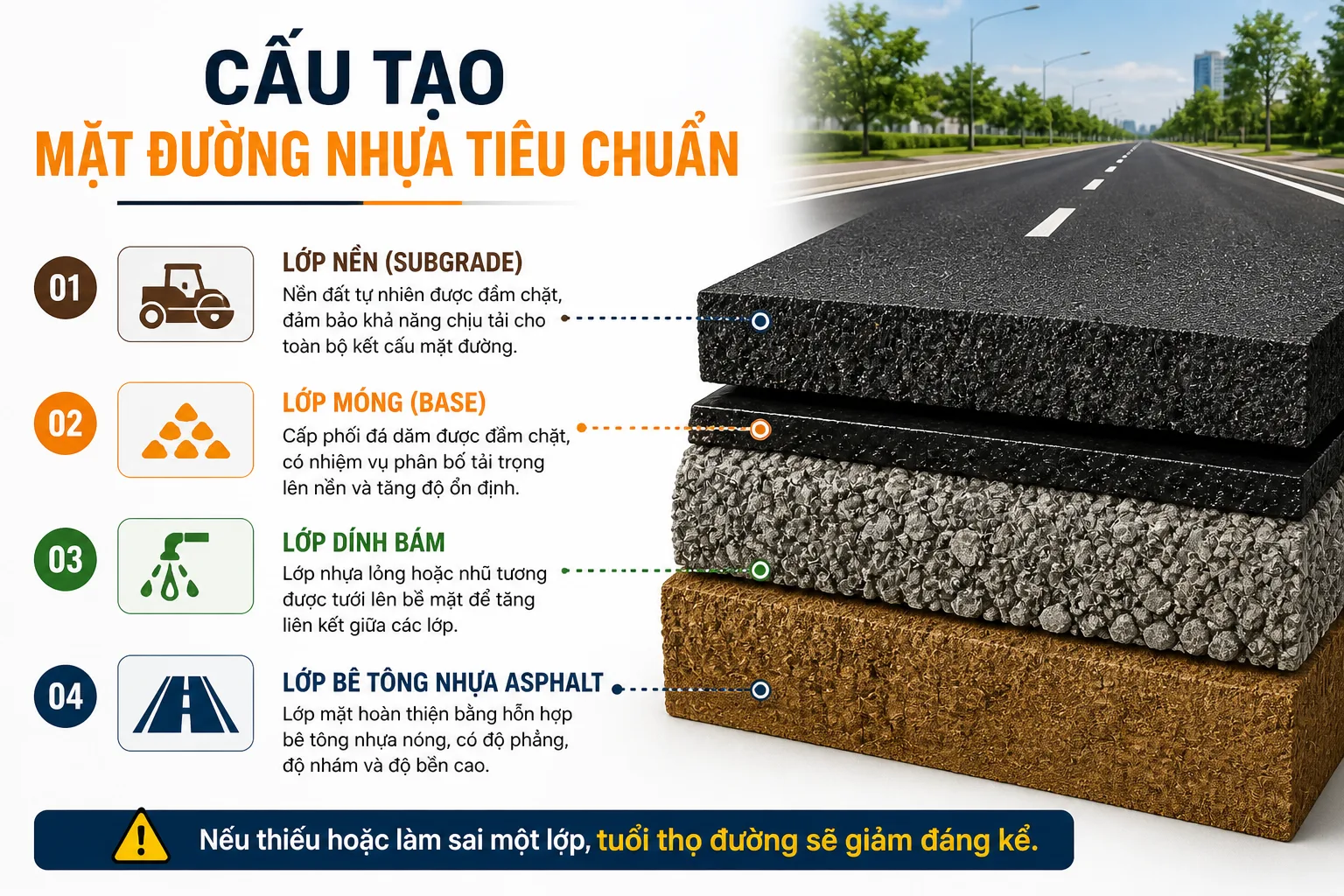 cấu tạo mặt đường